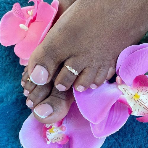 french pedicure